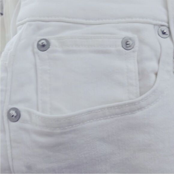 Madewell NWT Kick Out Crop Jeans Size 26 in Pure White - Picture 10 of 13